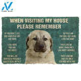 Gearhumans  GearHuman 3D Please Remember Anatolian Shepherd Dogs House Rules Custom Doormat