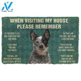Gearhumans  GearHuman 3D Please Remember Australian Cattle Dog's House Rules Custom Doormat