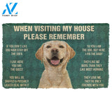 Gearhumans  GearHuman 3D Please Remember Labrador Retriever Dog's House Rules Doormat