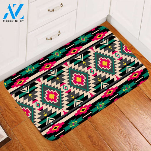 Geometric Design Door Mat