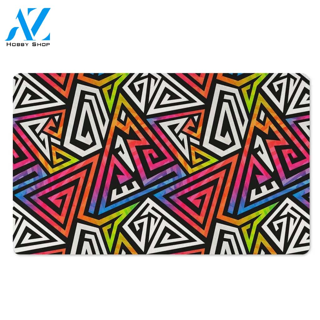 Geometric Door Mat