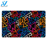 Geometric Print Door Mat