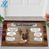 German shepherd 1 Visiting My House Doormat