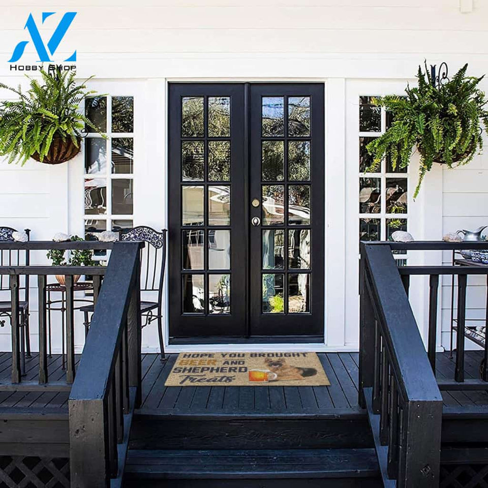 German Shepherd Beer Doormat