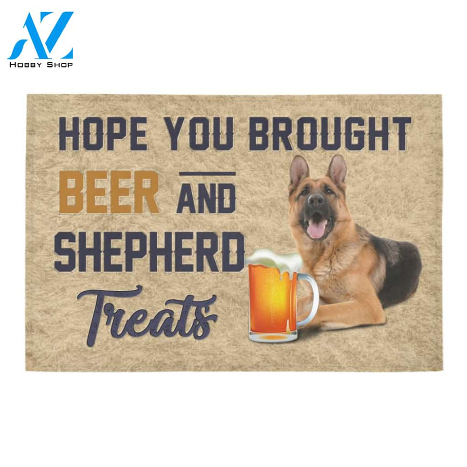 German Shepherd Beer Doormat
