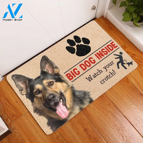 German Shepherd Big Dog Inside Doormat