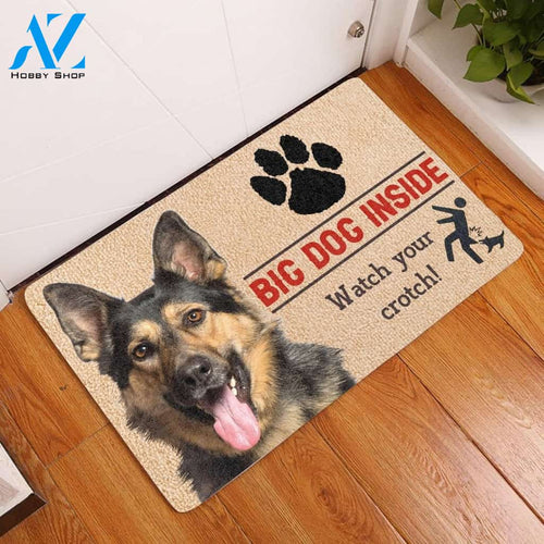 German Shepherd Big Dog Inside Doormat