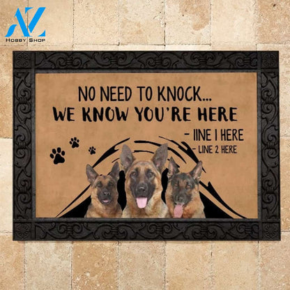 German shepherd M288 Custom Doormat All Over Printed (6228)