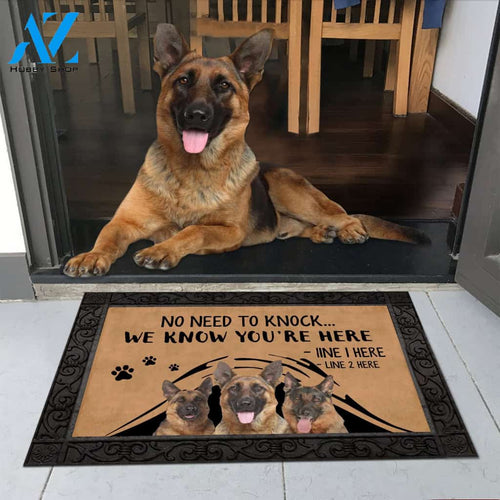 German shepherd M288 Custom Doormat All Over Printed (6228)