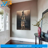 German Shepherd Dog Canvas Prints Wall Art - Matte Canvas