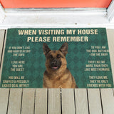 German Shepherd's Rules Doormat