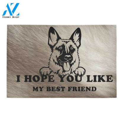 german shepherd Doormat - Welcome Mat - Home Decor