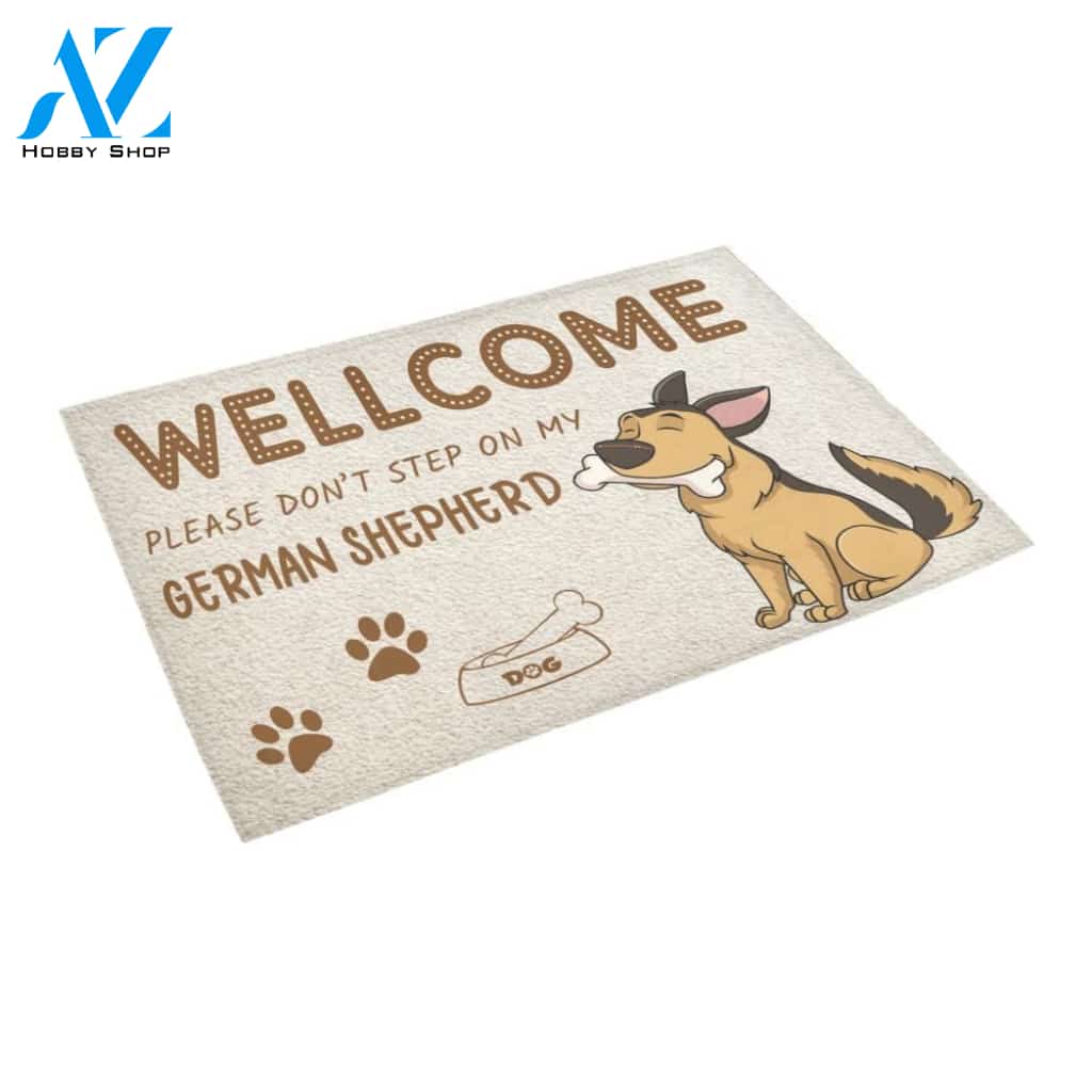 German Shepherd Doormat - Welcome Mat - Home Decor