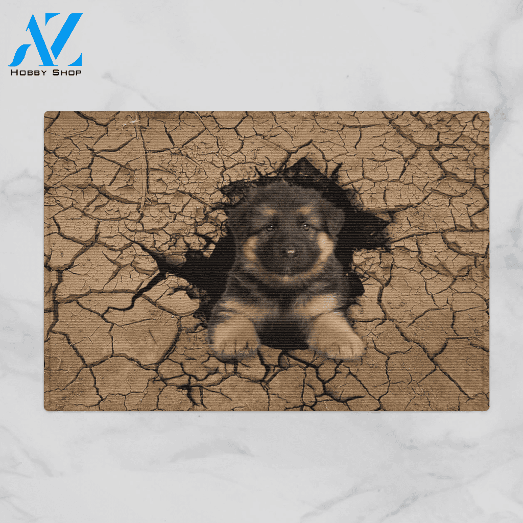 German Shepherd Doormat Cute Indoor And Outdoor Doormat Warm House Gift Welcome Mat Gift For German Shepherd Lovers