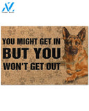 German Shepherd Easy Clean Welcome DoorMat | Felt And Rubber | DO1646