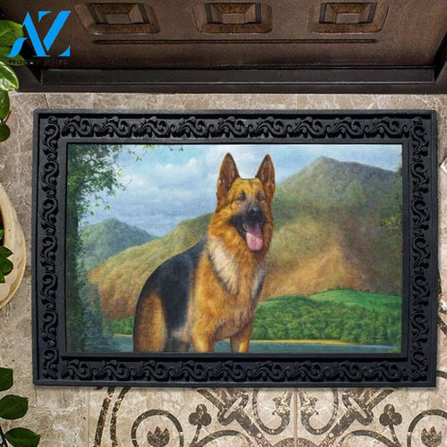German Shepherd Great Outdoors Doormat - 18
