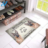 German Shepherd Happiness Doormat | Welcome Mat | House Warming Gift