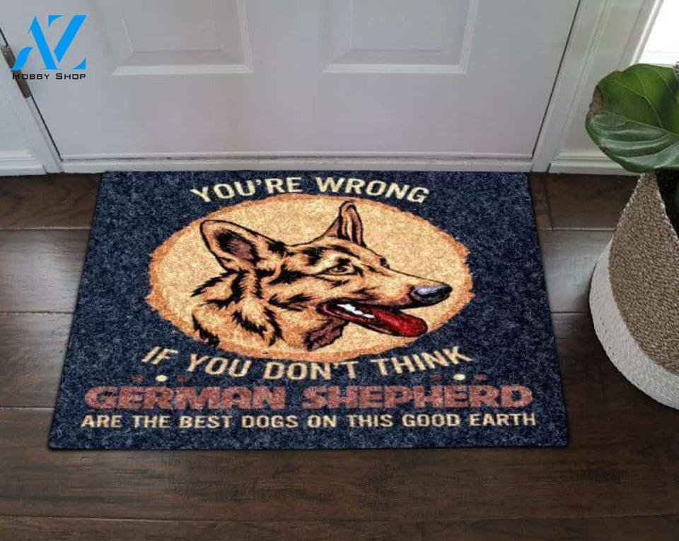 German Shepherd Home Decor Doormat - Welcome Mat - House Warming Gift