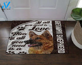 German Shepherd Home Decor Doormat - Welcome Mat - House Warming Gift
