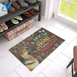 german shepherd home Doormat - Welcome Mat - Home Decor