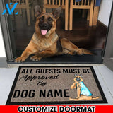 German shepherd I Love Dad-Mat3 Custom Doormat All Over Printed(6888)