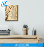 German Shepherd I Never Left You Framed Canvas Wall Art