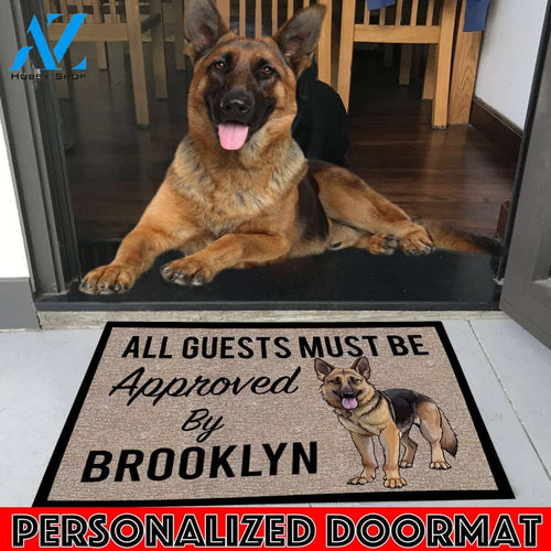 German Shepherd M289 Custom Doormat All Over Printed (6228)