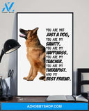 German Shepherd My Best Friend Gift For Dog Mom Canvas And Poster Wall Decor Visual Art Mother's Day Gift