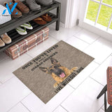 German Shepherd Never Live Without One doormat | Welcome Mat | House Warming Gift
