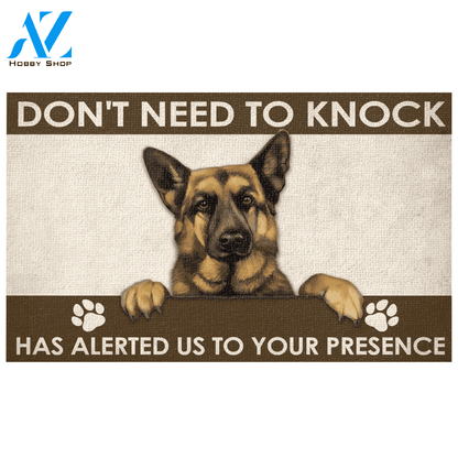 German Shepherd Personalized Doormat | Welcome Mat | House Warming Gift
