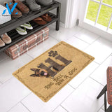 German Shepherd Ring Bell Win A Dog Doormat Indoor And Outdoor Mat Entrance Rug Sweet Home Decor Housewarming Gift Gift For Friend Family Stem Feminist