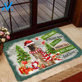 German Shepherd This Home Is Filled With Kisses Christmas Dog Doormat