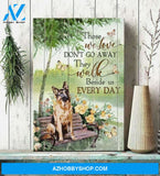 German shepherd - Those we love don't go away - Portrait Canvas Prints - Wall Art