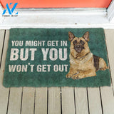 Gearhumans Gearhuman 3D German Shepherd You Won't Get Out Doormat