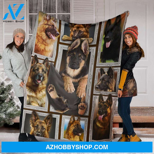 German Shepherds 3D Fleece Blanket