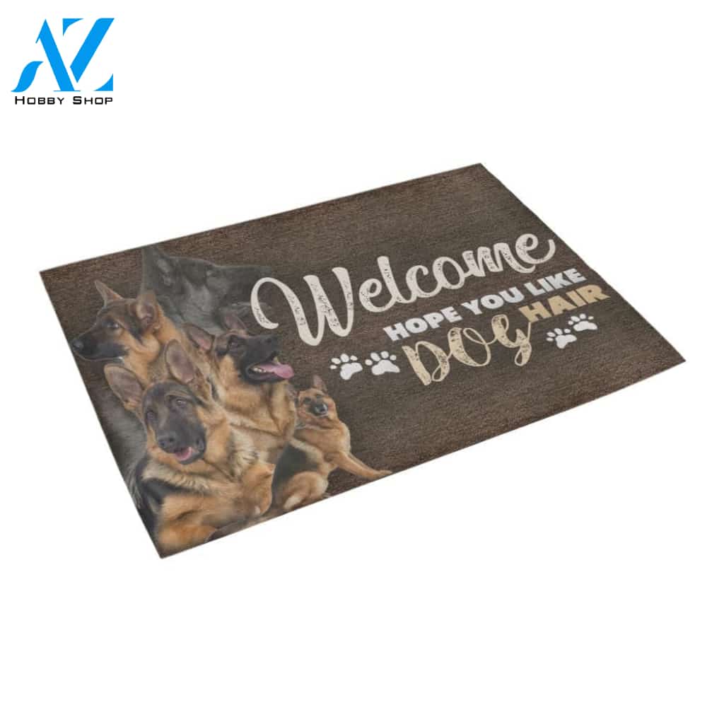 German Shepherd's Hair Doormat - Welcome Mat - Home Decor