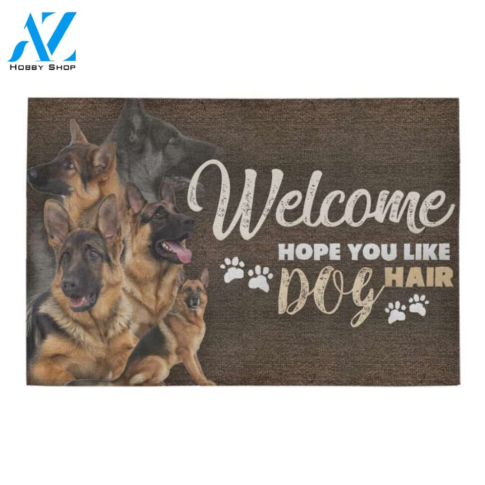 German Shepherd's Hair Doormat - Welcome Mat - Home Decor