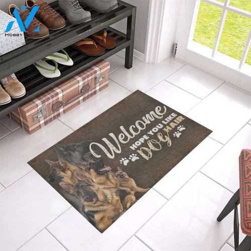 German Shepherd's Hair Doormat - Welcome Mat - Home Decor