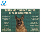 German Shepherd's Rules Doormat