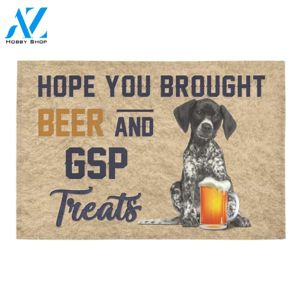 German Shorthaired Pointer Beer Doormat