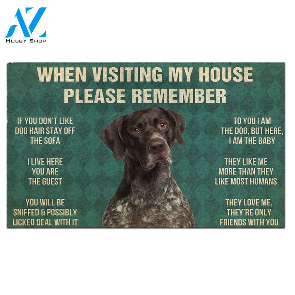 German Shorthaired Pointers's Rules Doormat