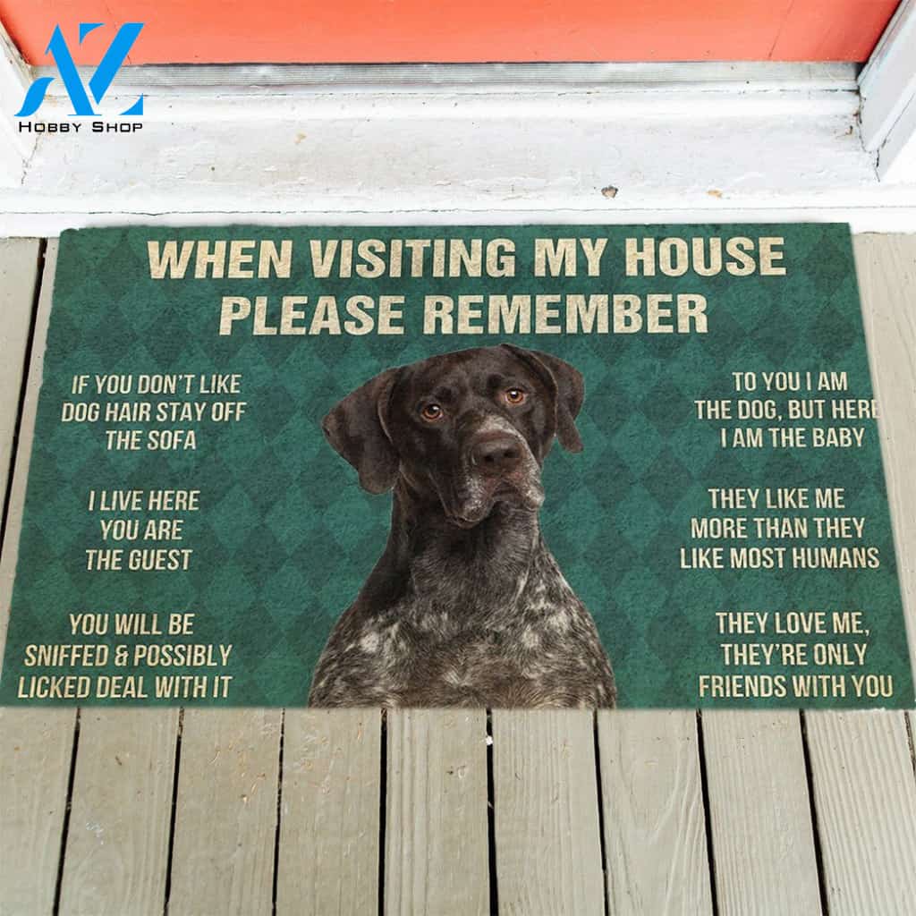 German Shorthaired Pointers's Rules Doormat