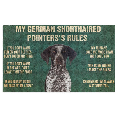 German Shorthaired Pointers's Rules Doormat