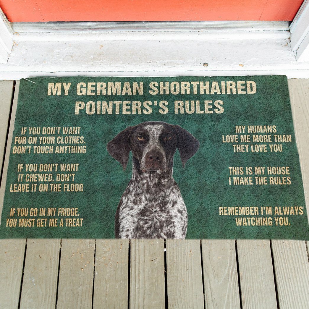 German Shorthaired Pointers's Rules Doormat