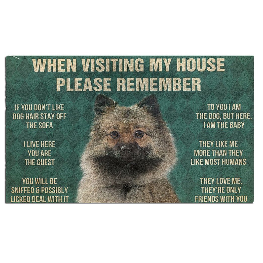 German Spitz's Rules Doormat