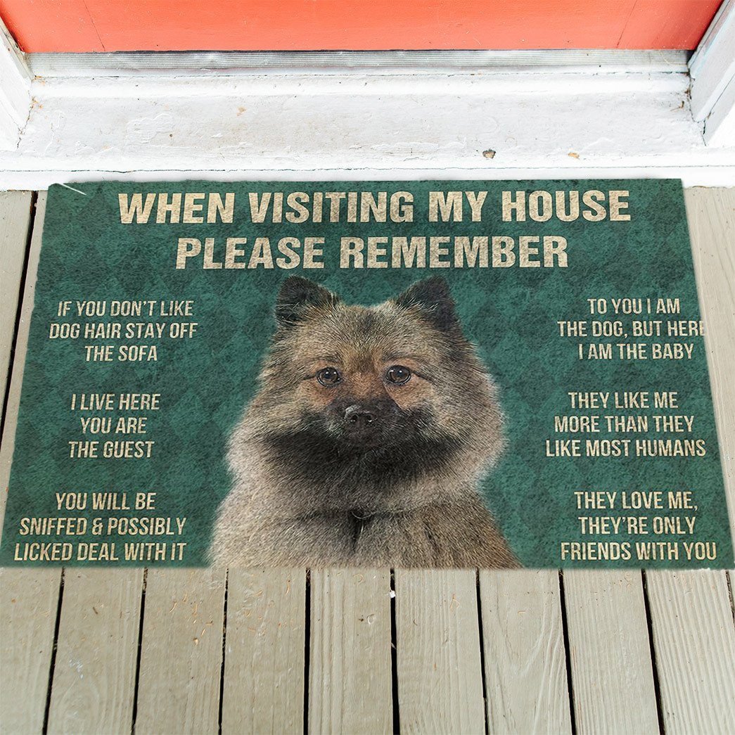 German Spitz's Rules Doormat