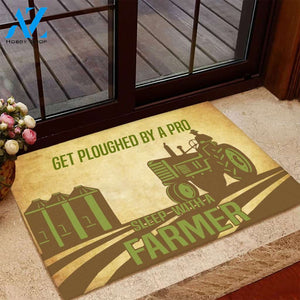 Get Ploughed By A Pro Sleep With A Farmer Doormat Welcome Mat House Warming Gift Home Decor Funny Doormat Gift Idea