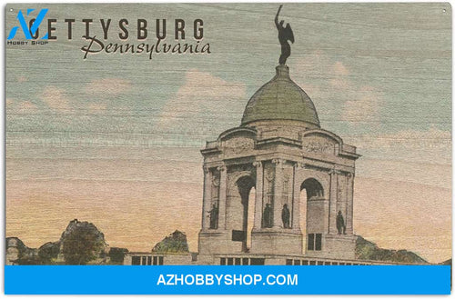 Gettysburg Pennsylvania - Pennsylvania Monument - Vintage Archive Poster