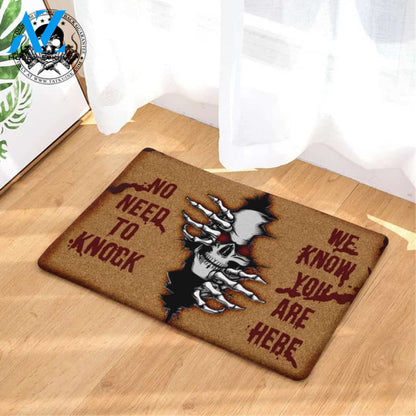 Ghost Inside No Need To Knock Skull Doormat