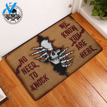 Ghost Inside No Need To Knock Skull Doormat